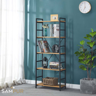 Etagère Bristol : Style industriel, Bois et métal