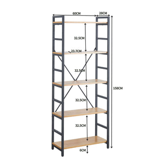 Etagère Bristol : Style industriel, Bois et métal