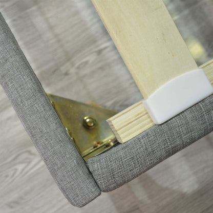 Lit capitonné Duchesse et chic : tissu et sommier à lattes en bois flexibles
