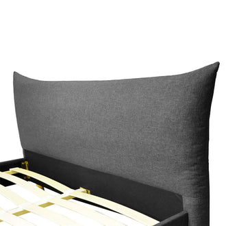 Lit Pillow : sommier à lattes et revêtement tissu