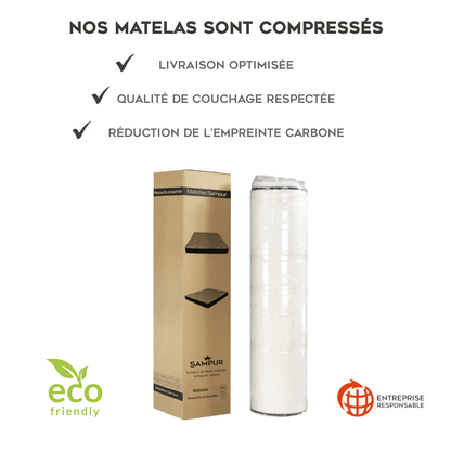 Matelas Émotion : mémoire de forme et mousse Haute Résilience