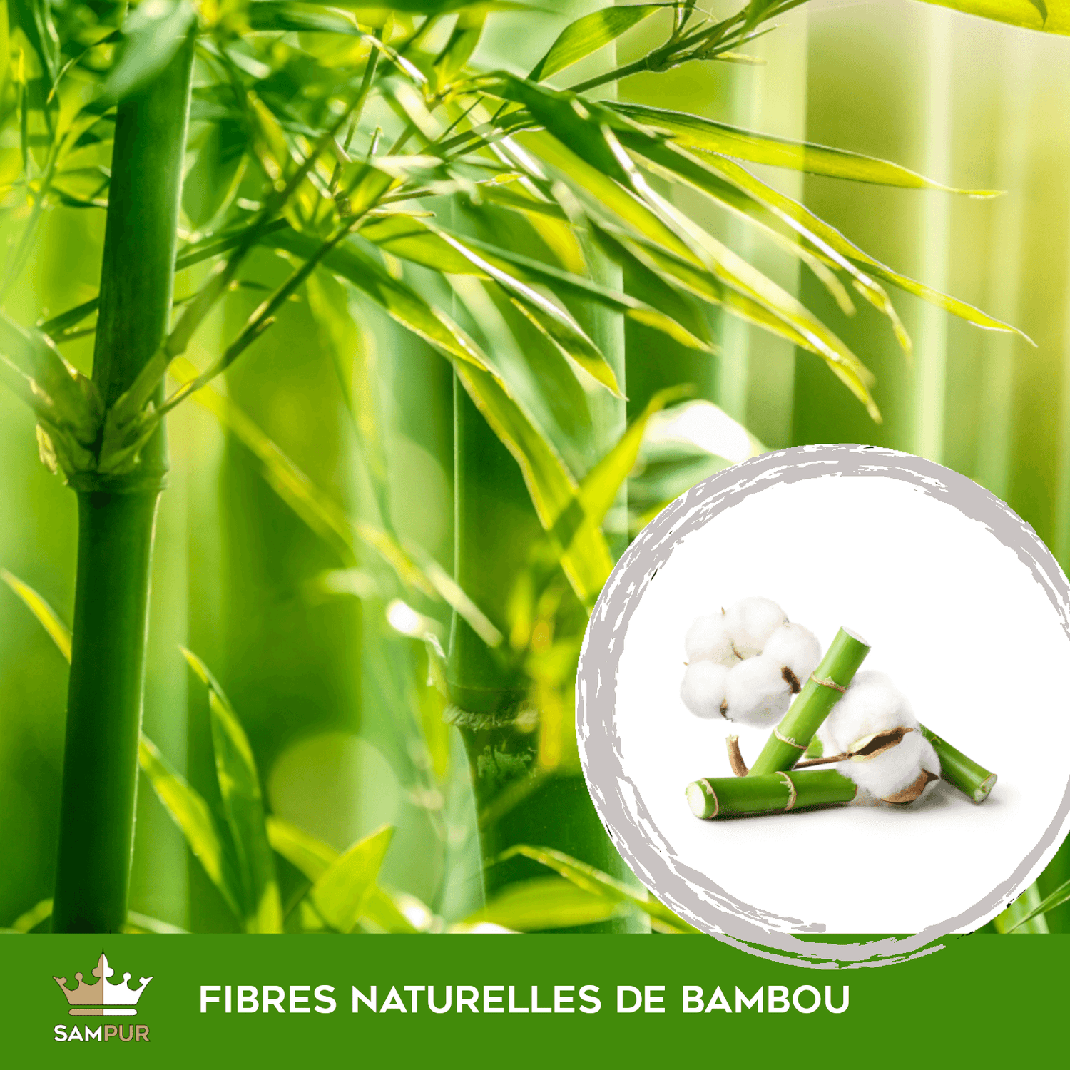 Surmatelas Bamboo ZEN : mémoire de forme