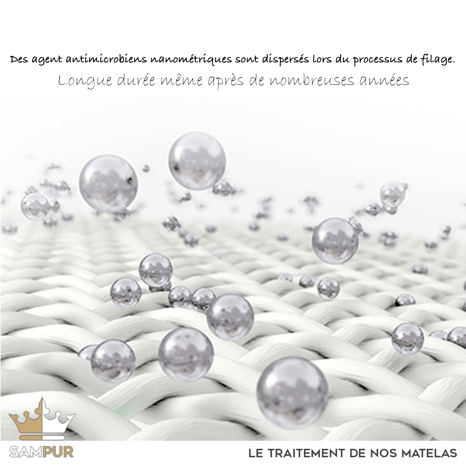 Surmatelas Bamboo ZEN : mémoire de forme